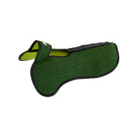 Piuma WFS Stoßdämpfer mit Taschen und Vorder-/Hintererhöhung aus Acavallo Filz Foresta / verde Piuma WFS Stoßdämpfer mit Taschen und Vorder-/Hintererhöhung aus Acavallo Filz Foresta / verde