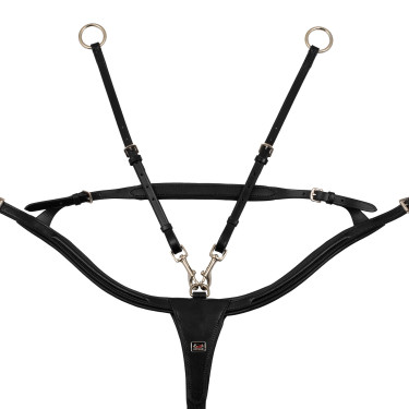 Pettorale Anatomico Imbottito con Ponte Supreme Nero