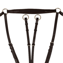 Pettorale Imbottito Classico con Martingala Amovibile Supreme Marrone Pettorale Imbottito Classico con Martingala Amovibile Supreme Marrone