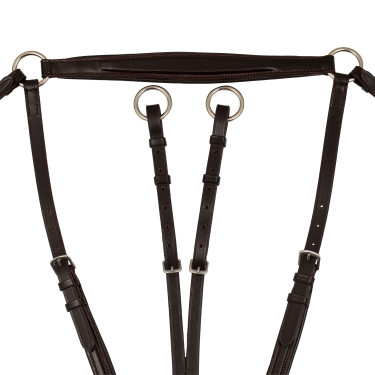 Pettorale Imbottito Classico con Martingala Amovibile Supreme Marrone Pettorale Imbottito Classico con Martingala Amovibile Supreme Marrone