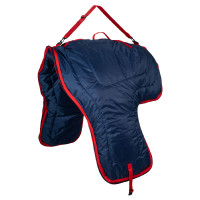 Borsa da Trasporto Imbottita per Sella Western Pool's Blu navy / rosso Borsa da Trasporto Imbottita per Sella Western Pool's Blu navy / rosso