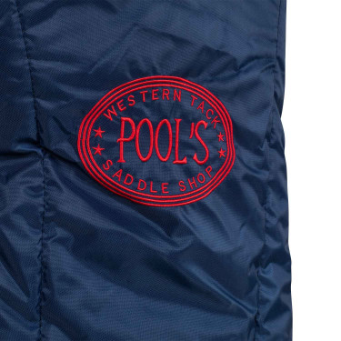 Borsa da Trasporto Imbottita per Sella Western Pool's Blu navy / rosso Borsa da Trasporto Imbottita per Sella Western Pool's Blu navy / rosso