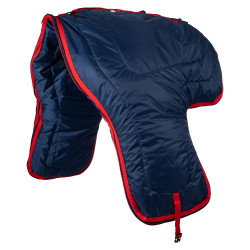 Borsa da Trasporto Imbottita per Sella Western Pool's Blu navy / rosso Borsa da Trasporto Imbottita per Sella Western Pool's Blu navy / rosso