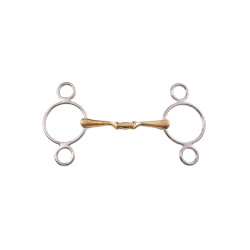 Filet Pessoa 3 Anelli con Doppia Snodatura 16 mm Umbria Equitazione