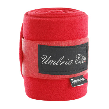 Fasce da Riposo in Pile set da 4 Umbria Equitazione Rosso