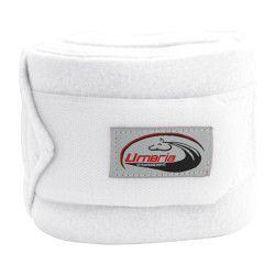 Bandas de descanso para poni en forro polar por 4 Umbria Equitazione Bianco Bandas de descanso para poni en forro polar por 4 Umbria Equitazione Bianco
