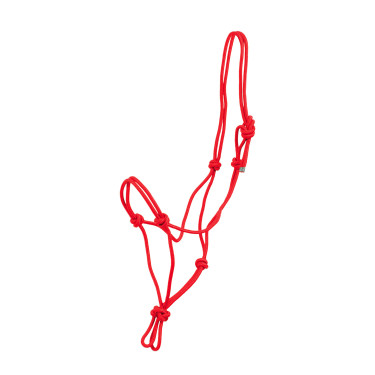 Capestro etologico in corda annodata Pool's Rosso Capestro etologico in corda annodata Pool's Rosso