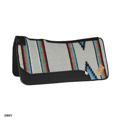 Tappeto da sella Navajo con fondo in feltro Pool's Grigio