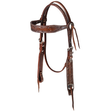 Briglia Quadrata con Incisione Barbwire Pool's Briglia Quadrata con Incisione Barbwire Pool's
