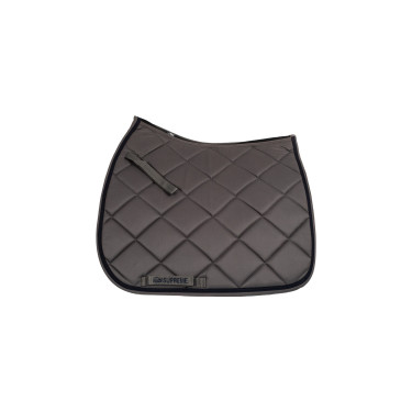 Sottosella da Dressage per Pony Imbottito Supreme Grigio / blu navy