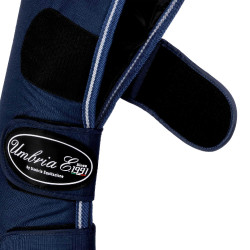 Ghette da Trasporto Rip-Stop con Rinforzi in Pelle Umbria Equitazione Marina Blu marino