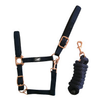 Capestro in nylon Rose Gold Line con lunghina Supreme Marina