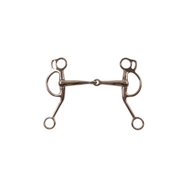 Mors Western Inox a Branche Inclinate e Anelli D Pool's