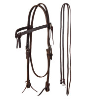 Briglia Lakota Pro con Cucitura Lakota Marrone