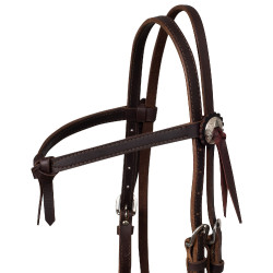 Briglia Lakota Pro con Cucitura Lakota Marrone