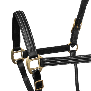 Capezzina in Pelle Triple Supreme Nero