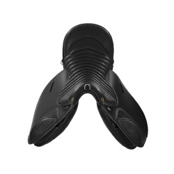 Sella da Trekking Chetak in Pelle Suprema Nero