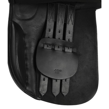 Sella da Trekking Chetak in Pelle Suprema Nero