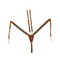 Pettorale da caccia doppio in cuoio UKE Supreme Cognac Marrone