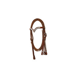 Briglia Western con Finiture in Argento e Redini Lakota