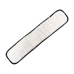 Cinghia Western Sintetica Umbria Equitazione Bianco