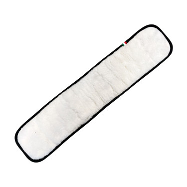 Cinghia Western Sintetica Umbria Equitazione Bianco