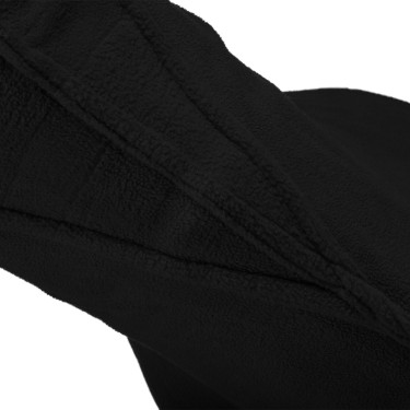 Coperta in pile antipilling con collo Yukon+ Umbria Equitazione Nero