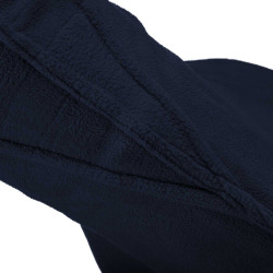 Coperta in pile antipilling con collo Yukon+ Umbria Equitazione Marina Blu marino