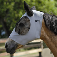 Maschera Antimosche in Lycra con Copri-Orecchie Tech Pro-Tech Grigio