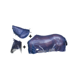 Coperta a Rete con Copricollo e Maschera Modello Viana Umbria Equitazione