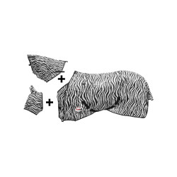 Coperta Rete con Maschera Modello Zebra Umbria Equitazione