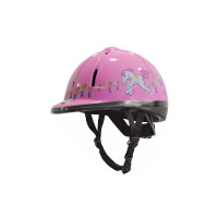 Casco Bambino Umbria Modello Kidzamo Umbria Equitazione Rosa