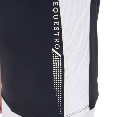 Polo da concorso Uomo Maniche Corte con Zip Equestro Blazer marin / bianco antico Blu marino Polo da concorso Uomo Maniche Corte con Zip Equestro Blazer marin / bianco antico Blu marino