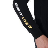 Felpa con Cappuccio da Uomo Scuderia Equestro Equestro Nero