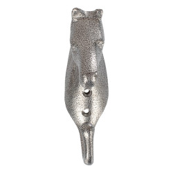 Gancio Portabriglia Testa di Cavallo in Alluminio Colorato Umbria Equitazione Grigio