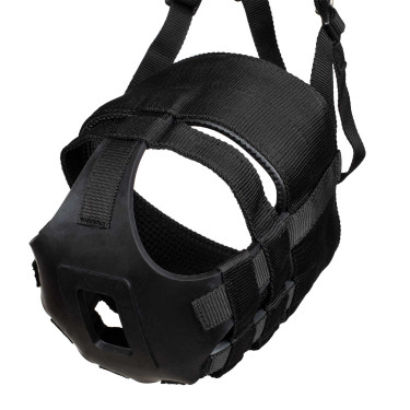 Museruola in nylon e gomma Supreme Nero