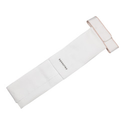 Cravatta da dressage con logo strass Equestro Bianco / rosa cameo