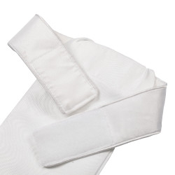 Cravatta da dressage con logo strass Equestro Bianco / bianco