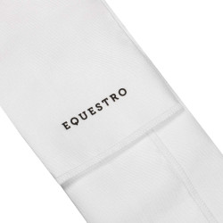 Cravatta da dressage con logo strass Equestro Bianco / bianco