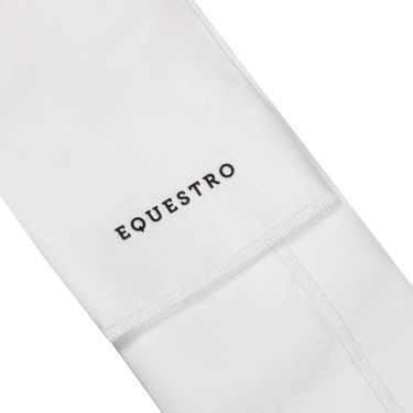 Cravatta da dressage con logo strass Equestro Bianco / bianco