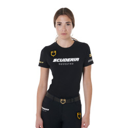 T-shirt Donna Scuderia Equestro in Cotone Equestro