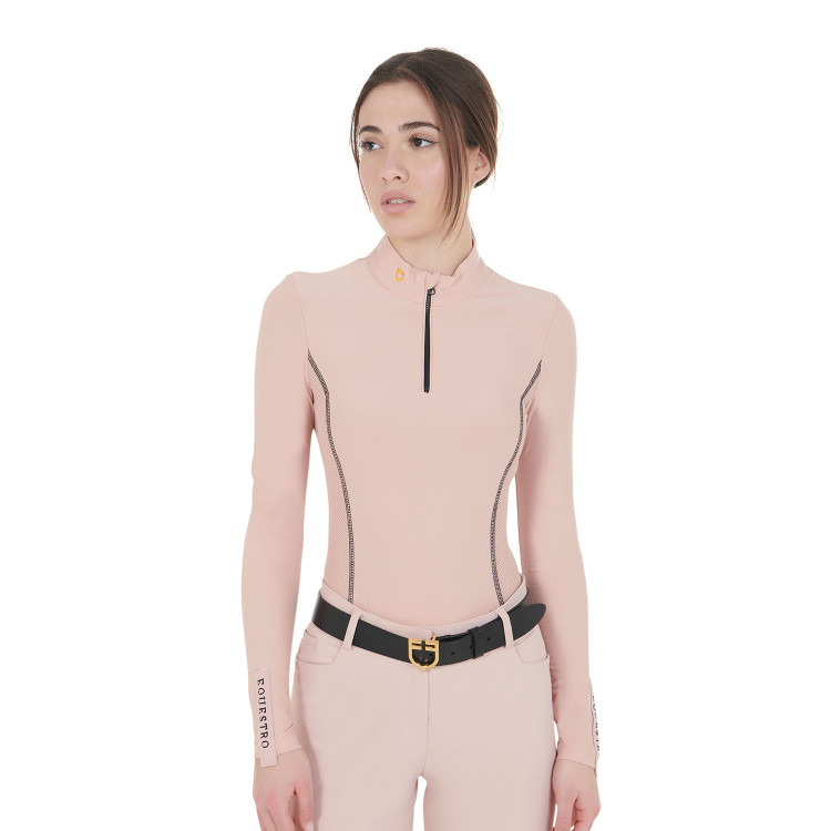 Polo Tecnico da Allenamento Donna Maniche Lunghe Equestro Polo Tecnico da Allenamento Donna Maniche Lunghe Equestro