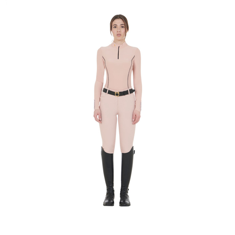 Polo Tecnico da Allenamento Donna Maniche Lunghe Equestro Polo Tecnico da Allenamento Donna Maniche Lunghe Equestro
