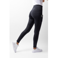 Legging taille haute Lara femme B Vertigo Bleu marine foncé / blanc