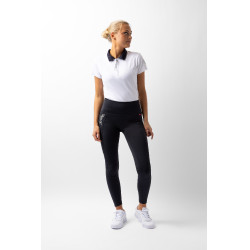 Legging taille haute Lara femme B Vertigo Bleu marine foncé / blanc