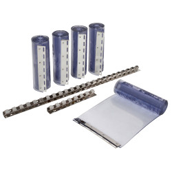 Set di tende a strisce in PVC 30 x 225 cm x 3 mm