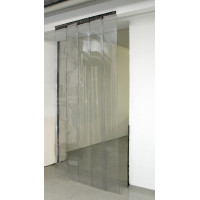 Set di tende a strisce in... Set di tende a strisce in...