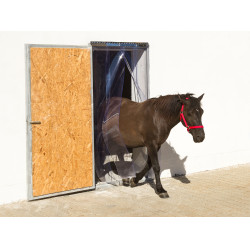 Set di tende a strisce in PVC 30 x 225 cm x 3 mm Set di tende a strisce in PVC 30 x 225 cm x 3 mm