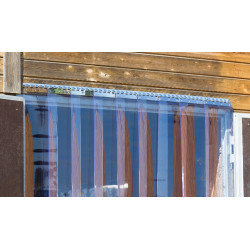 Set di tende a strisce in PVC 30 x 225 cm x 3 mm Set di tende a strisce in PVC 30 x 225 cm x 3 mm