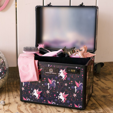 Box per la striglia Imperial Riding Shiny Polvere di fata